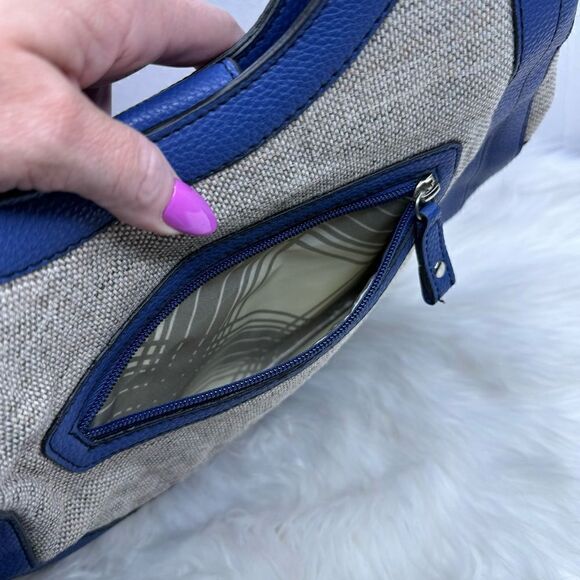 London Fog Tweed Handbag - Picture 3 of 8